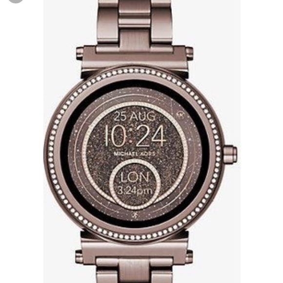 sofie pave sable tone smartwatch